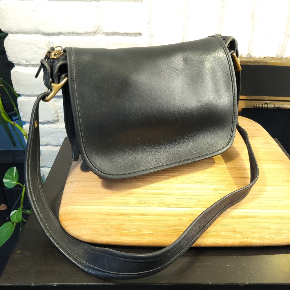 Coach Classic Patricia Leather 9951 Legacy Saddle Bag - Picture 1 of 16